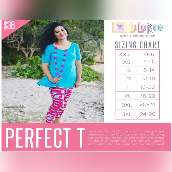 LuLaRoe - Perfect T - XXS - Picture 7 of 7